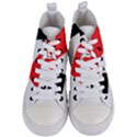 I love Angela  Women s Mid-Top Canvas Sneakers View1