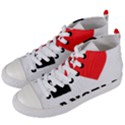 I love Angela  Women s Mid-Top Canvas Sneakers View2