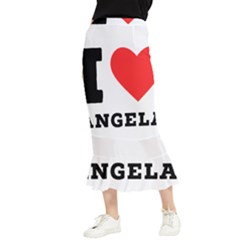 I Love Angela  Maxi Fishtail Chiffon Skirt by ilovewhateva