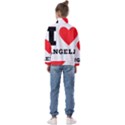 I love Angela  Kids  Half Zip Hoodie View2