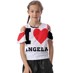 I Love Angela  Kids  Butterfly Cutout Tee by ilovewhateva