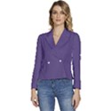 Cyber Grape Purple	 - 	Long Sleeve Revers Collar Cropped Jacket View1