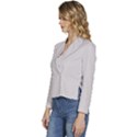 Timberwolf	 - 	Long Sleeve Revers Collar Cropped Jacket View2