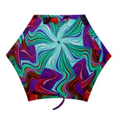 Fluid Background Mini Folding Umbrellas by GardenOfOphir