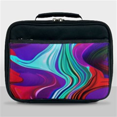 Fluid Background Lunch Bag by GardenOfOphir