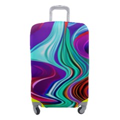 Fluid Background Luggage Cover (small) by GardenOfOphir