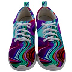 Fluid Background Mens Athletic Shoes by GardenOfOphir