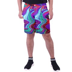 Fluid Background Men s Pocket Shorts by GardenOfOphir