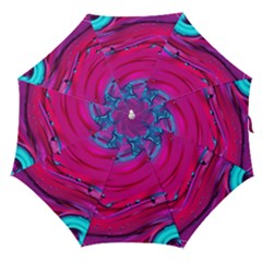 Fluid Art Pattern Straight Umbrellas by GardenOfOphir