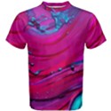 Fluid Art Pattern Men s Cotton Tee View1