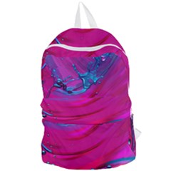 Fluid Art Pattern Foldable Lightweight Backpack by GardenOfOphir