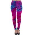 Fluid Art Pattern Lightweight Velour Leggings View1