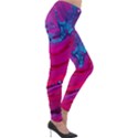 Fluid Art Pattern Lightweight Velour Leggings View4