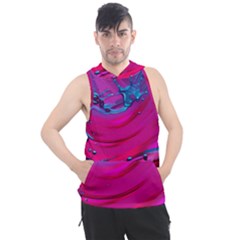 Fluid Art Pattern Men s Sleeveless Hoodie by GardenOfOphir