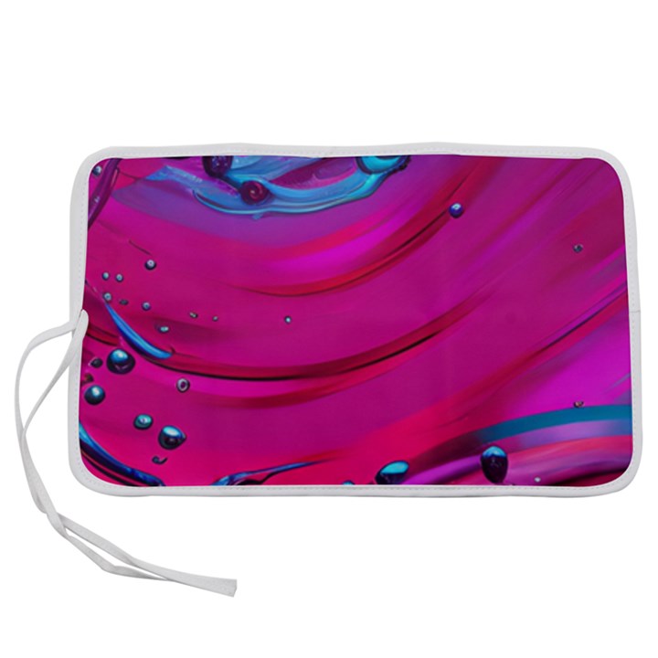 Fluid Art Pattern Pen Storage Case (M)