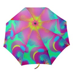 Fluid Background Folding Umbrellas by GardenOfOphir