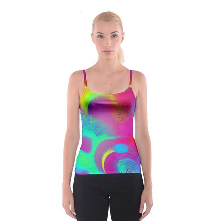 Fluid Background Spaghetti Strap Top