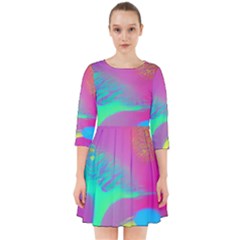 Fluid Background Smock Dress by GardenOfOphir