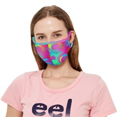 Fluid Background Crease Cloth Face Mask (adult) by GardenOfOphir