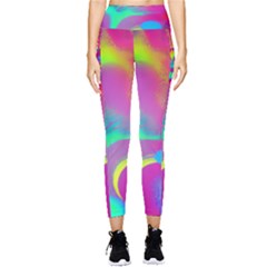 Fluid Background Pocket Leggings  by GardenOfOphir