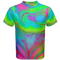 Fluid Artistic Men s Cotton Tee by GardenOfOphir