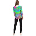 Fluid Artistic Chiffon Quarter Sleeve Blouse View2