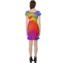 Liquid Art Pattern Short Sleeve Skater Dress View2