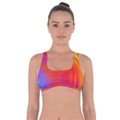 Liquid Art Pattern Got No Strings Sports Bra by GardenOfOphir