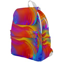 Liquid Art Pattern Top Flap Backpack by GardenOfOphir