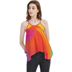 Liquid Art Pattern Flowy Camisole Tank Top by GardenOfOphir