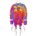 Liquid Art Pattern Zip Bottom Backpack View3