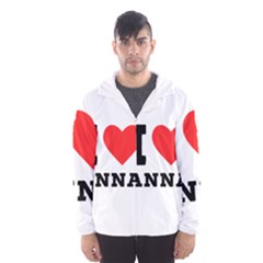 I Love Anna Men s Hooded Windbreaker by ilovewhateva