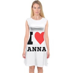 I Love Anna Capsleeve Midi Dress by ilovewhateva