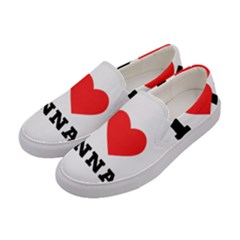 I Love Anna Women s Canvas Slip Ons by ilovewhateva