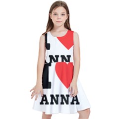 I Love Anna Kids  Skater Dress by ilovewhateva