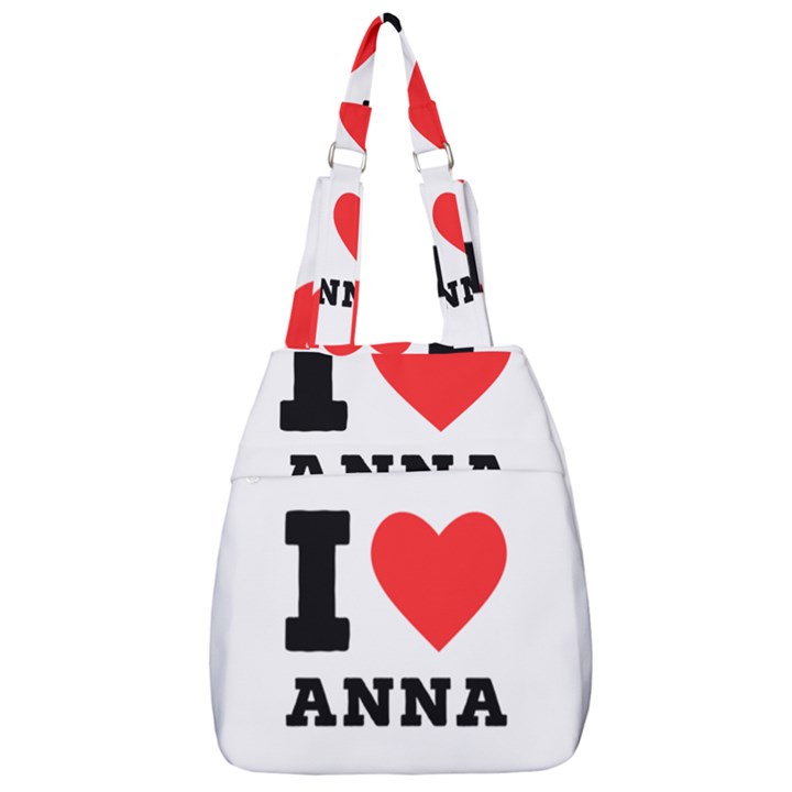 I love anna Center Zip Backpack