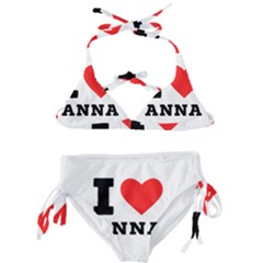 I Love Anna Kids  Classic Bikini Set by ilovewhateva