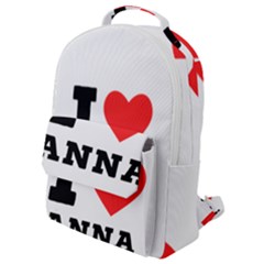 I Love Anna Flap Pocket Backpack (small) by ilovewhateva