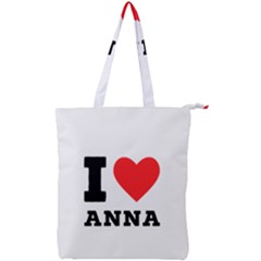 I Love Anna Double Zip Up Tote Bag by ilovewhateva