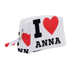 I Love Anna Wristlet Pouch Bag (medium) by ilovewhateva