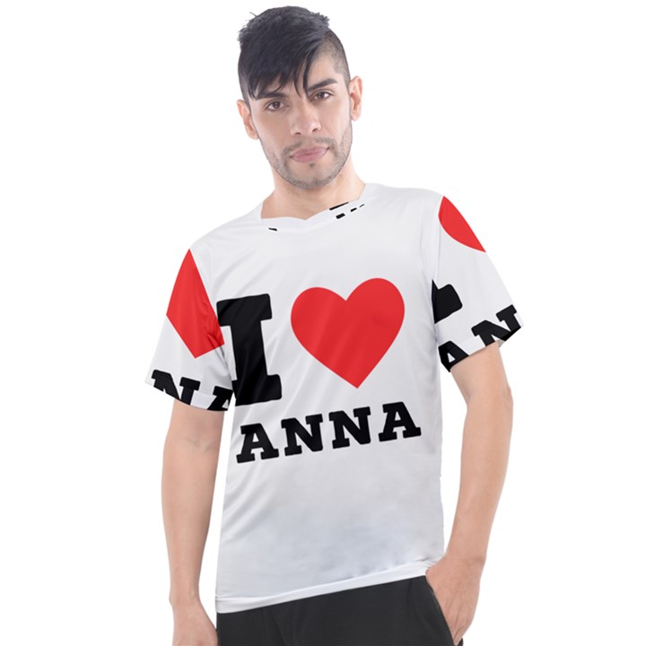 I love anna Men s Sport Top