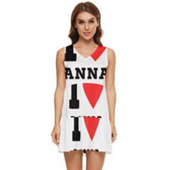 I Love Anna Tiered Sleeveless Mini Dress by ilovewhateva