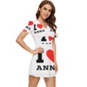 I love anna V-Neck High Waist Chiffon Mini Dress View3