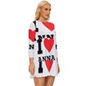 I love anna Long Sleeve Babydoll Dress View3