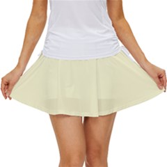 Creamy Yellow	 - 	skort by ColorfulSportsWear