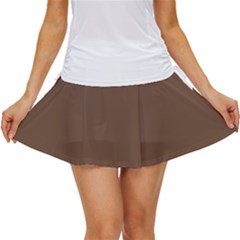 Deep Tuscan Brown	 - 	skort