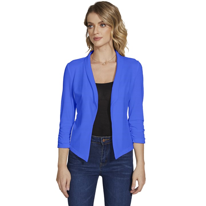 Screeming Blue	 - 	Casual 3/4 Sleeve Spring Jacket