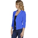 Screeming Blue	 - 	Casual 3/4 Sleeve Spring Jacket View2