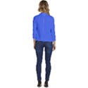 Screeming Blue	 - 	Casual 3/4 Sleeve Spring Jacket View4