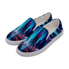 City People Cyberpunk Women s Canvas Slip Ons